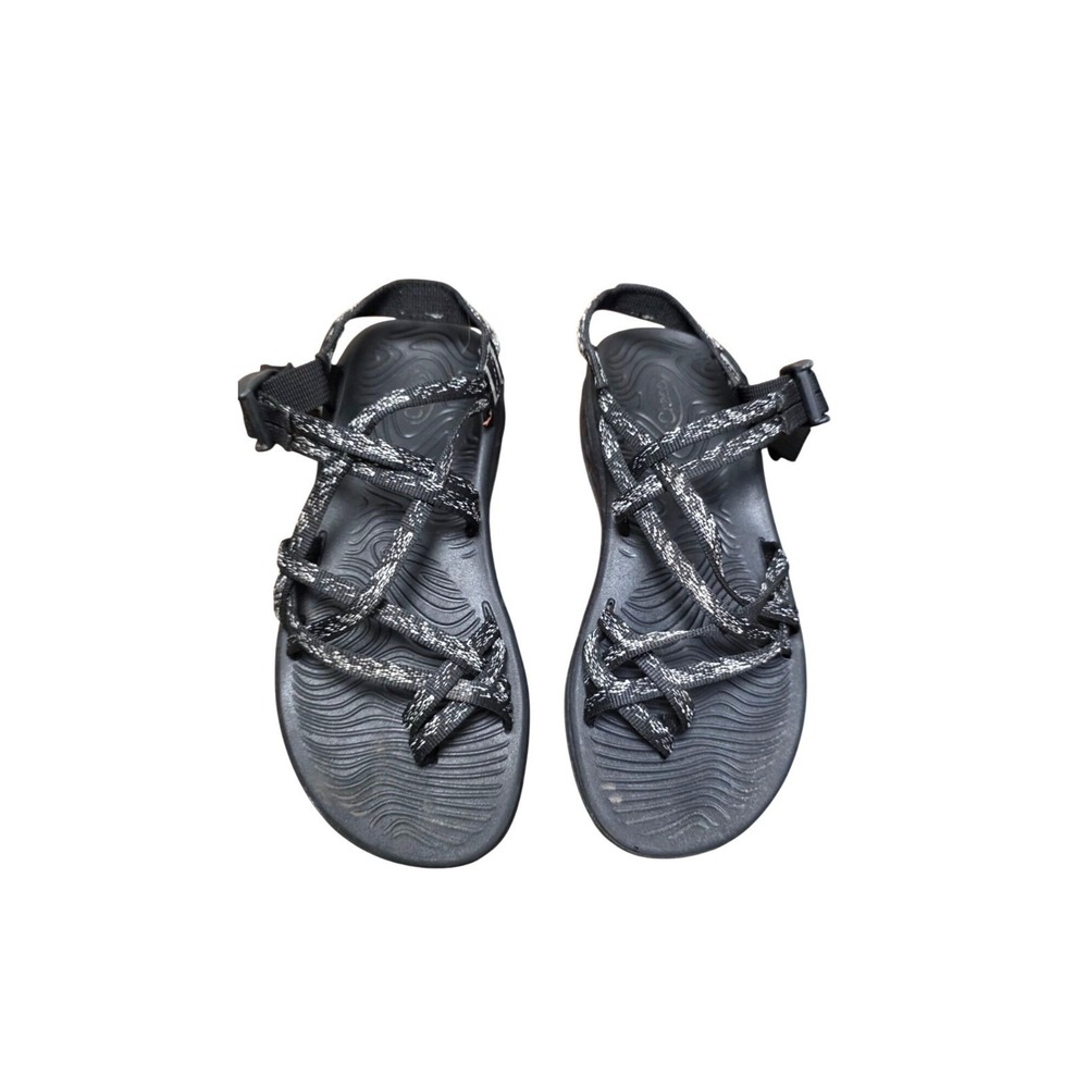 Chaco Women's Black Z/Cloud 2 Sport Hiking Grunge Beach Vacation Sandals Size 8